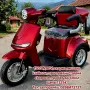 Триколка 1500W,60V,с клаксон,аларма,мигачи,лед,светлини, снимка 8