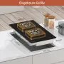 ИНДУКЦИОНЕН плот за вграждане Gudsunal с 2 зони, 3600W и сензорно управление, снимка 3