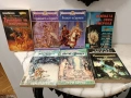 Сет от 7 фентъзи книги Р. А. Салваторе, тери Брукс, Брайън Олдис, Катрин Курц, Фредерик Пол, снимка 1