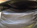 Чисто нова мъжка чанта от естествена кожа (100% Leather) – черна, с много отделения , снимка 3
