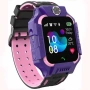 Водоустойчив детски GPS смарт часовник PURPLE с вградена камера, снимка 1