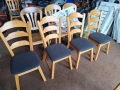 Масивни трапезни столове внос от Холандия, снимка 2