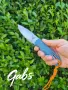 Фиксиран нож Benchmade Water Intersect 18050,Magna Cut,Depth Blue Santoprene, снимка 9