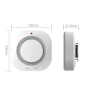 WiFi сензор за дим Tuya Smart – Безжичен пожароизвестител 90dB с известия на телефона, за дома 10318, снимка 9