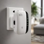 Wi-Fi Repeater 300Mbps – Усилвател и разширител на Wi-Fi сигнала с LAN порт, снимка 1