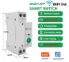 Смарт WiFi автоматичен прекъсвач 63A с електромер (kWh), защити и управление през телефон Tuya , снимка 1