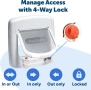 PetSafe магнитна котешка врата делукс с 4 опции за заключване. Staywell Deluxe серия 400, снимка 4