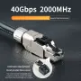 Xangsane мрежов CAT8 Ethernet RJ45 кабел от чисто сребро  , снимка 3