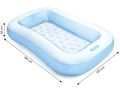 Детски надуваем правоъгълен басейн INTEX, 166 х 100 х 25 см, с меко дъно , снимка 3