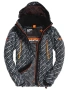 Оригинално яке с качулка Superdry Wind Attacker Jacket 2XL Black/Orange - Оригинално яке с качулка, снимка 4