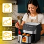 Фритюрник с горещ въздух XXL - 8 литра, 1800 W и 12 програми, снимка 8