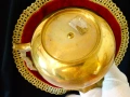 Бронзова кана за вино,орнаменти,позлата. , снимка 6