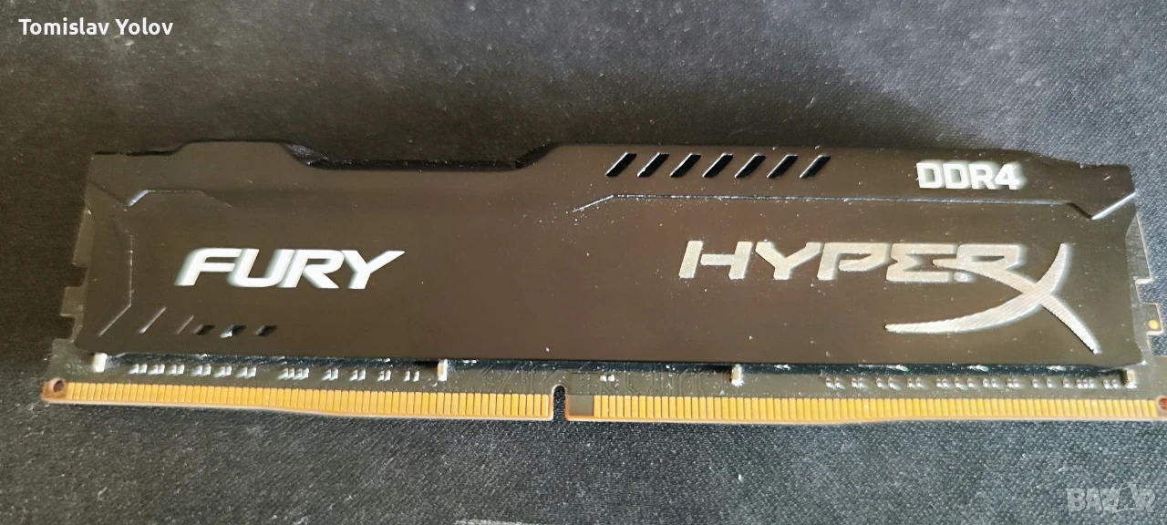 RAM памет Kingston HyperX FURY Black 16GB DDR4 2400MHz (HX424C15FB/16), снимка 1