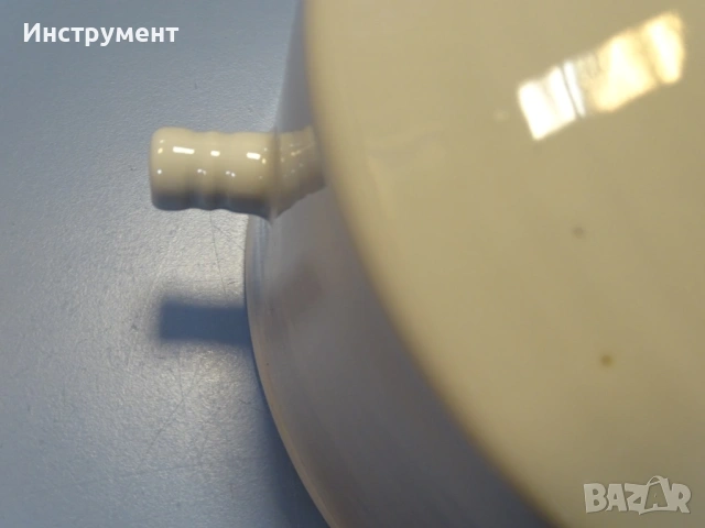 Порцеланова вакуум фуния на Бюхнер Ф210mm Buchner funnel, снимка 4 - Резервни части за машини - 54928393