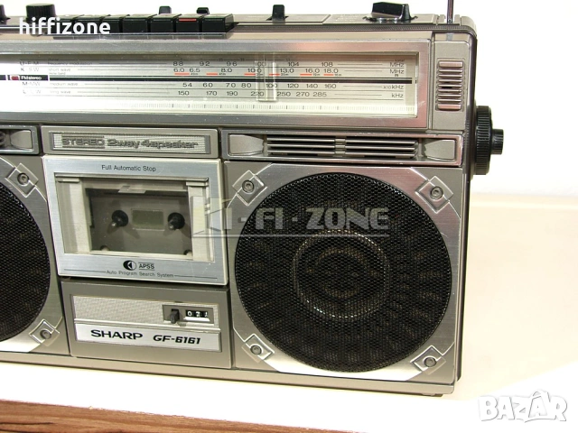 Радиокасетофон Sharp gf-6161h, снимка 4 - Радиокасетофони, транзистори - 54898906