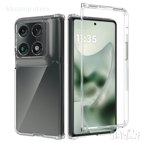 Прозрачен Калъф за Motorola Razr Fold 5G TPU + Acrylic с Протектор