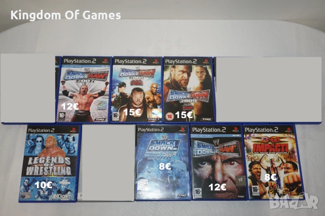 Игри за PS2 SmackDown Vs Raw 2009 2008 2007/Just Bring It/Shut Your Mouth/TNA iMPACT!