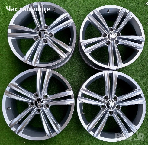 Продавам 4бр 18-ки джанти за Шкода Октавия, Супърб, Карок, Кодиак 