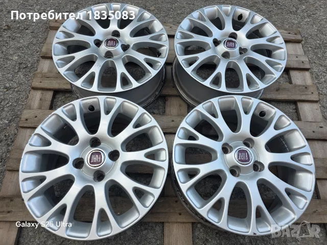 Лети джанти 15ки 4х100 Fiat, снимка 3 - Гуми и джанти - 55179640