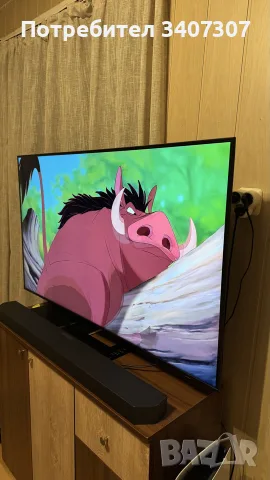 Телевизор Samsung 55” Smart TV 4K UHD HDR – Отлично състояние, без забележки, снимка 2 - Телевизори - 55437171