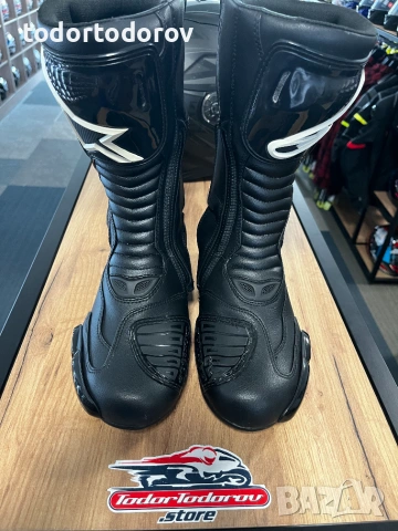 Mото Ботуши ALPINESTARS SMX-5 BLACK,номер 43 оригинални,много запазени,цена 99.90EUR, снимка 5 - Аксесоари и консумативи - 55019219