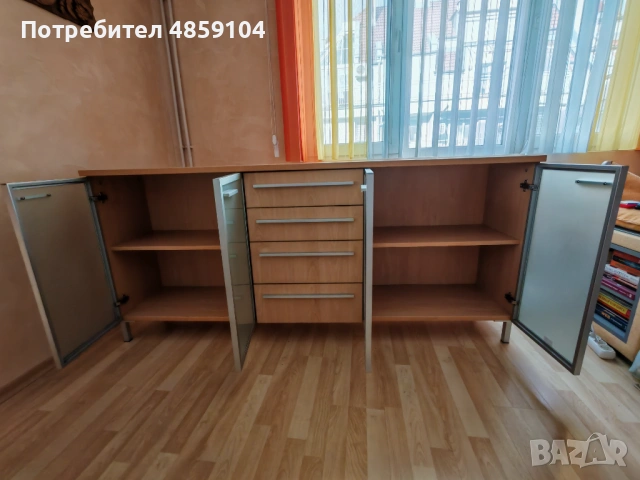 Продавам МДФ шкаф, снимка 6 - Шкафове - 54936456