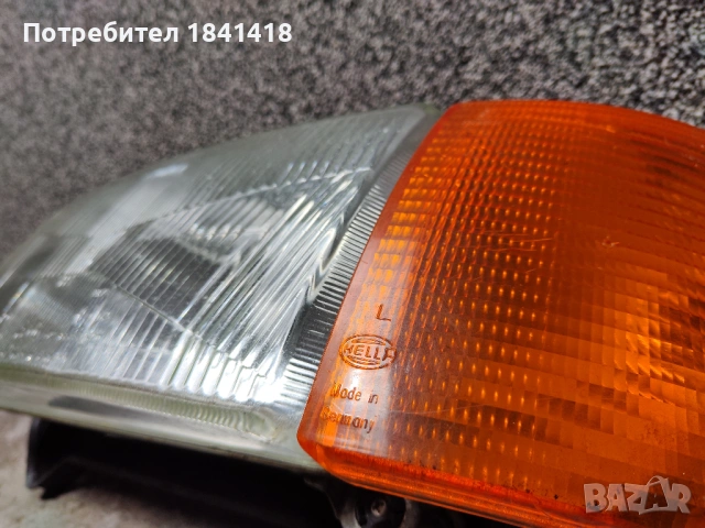 Ляв фар с мигач Hella за VW Transporter T4, снимка 4 - Части - 54397680