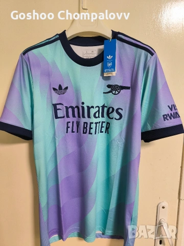 Чисто нови оригинални футболни екипи наManchesterArsenalRealBayernRomaJuveBenficaLi, снимка 7 - Футбол - 54742530