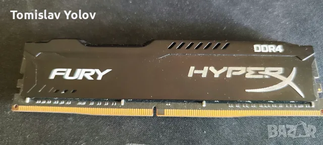 RAM памет Kingston HyperX FURY Black 16GB DDR4 2400MHz (HX424C15FB/16)