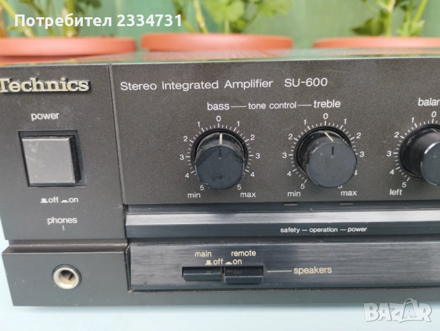 Technics SU-600, снимка 2 - Ресийвъри, усилватели, смесителни пултове - 54886681