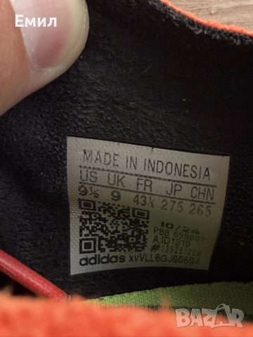 Бутонки Adidas Predator 43 1/3 , снимка 7 - Футбол - 55610584