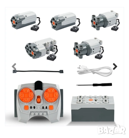Лего Lego Technic Power Set, Power Functions Set , снимка 8 - Конструктори - 54664736