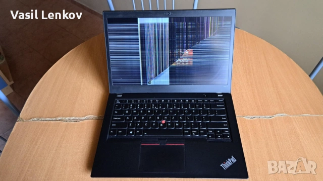 Лаптоп Lenovo ThinkPad T480s 14”с повреден екран , снимка 2 - Лаптопи за работа - 54440929