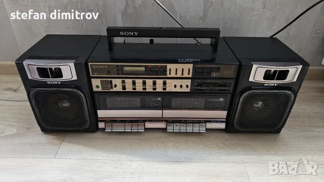 Sony CFS-W500L

 Boombox Stereo Cassette AM FM Radio Recorder Working