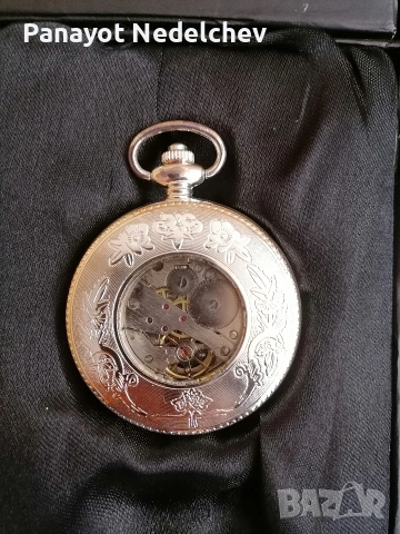 Посребрени джобни часовници , снимка 7 - Мъжки - 54202533