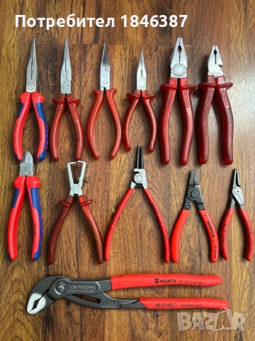 Клещи Wurth и Knipex Germany