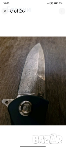 нож boker leopard damast rose gold 02/100, снимка 6 - Ножове - 54618498