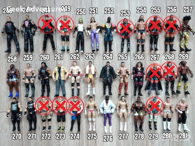 Екшън Фигурки WWE Кеч Pro-Wrestling Action Figures Ambrose Reigns Cena 2/3, снимка 8 - Колекции - 46527048