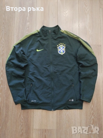 Nike Dri-fit Brazil горнище мъжка оригинален , снимка 9 - Спортни дрехи, екипи - 54666590
