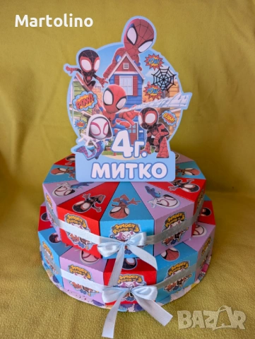 Картонена торта Мики Маус, снимка 18 - Други - 54664705