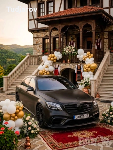 ПОД НАЕМ Mercedes-Benz S class 560 L BRABUS OPTIC 150€/час, снимка 7 - Транспорт под наем - 54723506