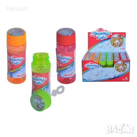 Сапунени мехури, балони Bubble Fun, 60 мл