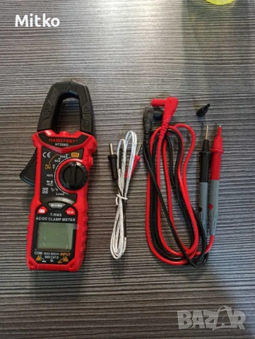 Цифрови амперклещи за AC/DC ток, снимка 2 - Ремонт на ел. Инсталации - 54175763