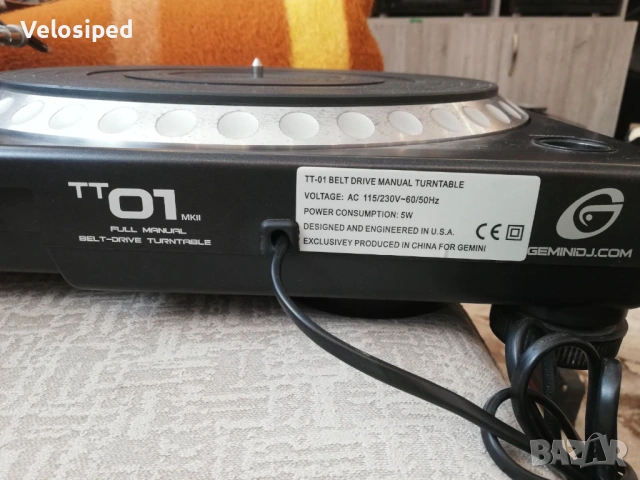Грамофон Gemini TT-01 MKII, снимка 9 - Грамофони - 54704084