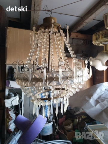 Полилей,полулей,стъклен полилей, снимка 2 - Полилеи - 54006331