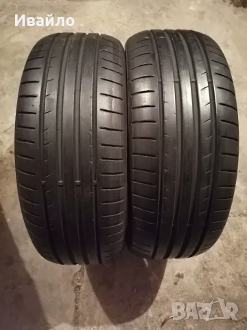 Продавам 2 броя летни гуми 205.55.16 на 1 сезон дот сезон дот 2021 Dunlop 
