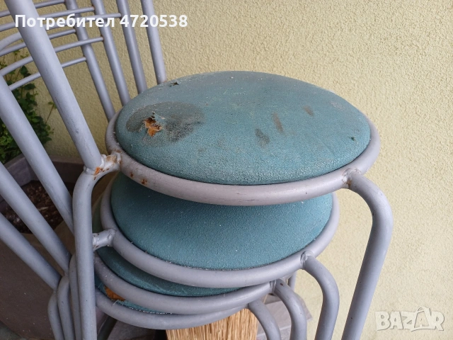 Маса и метални Столове, снимка 2 - Градински мебели, декорация  - 53963503