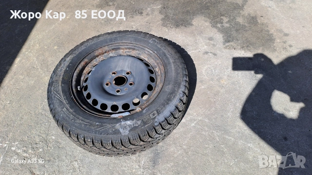 Желязна Джанта 15 цола 5x112 VW Passat 5.5 / Фолксваген Пасат 5.5 , снимка 5 - Гуми и джанти - 54274340