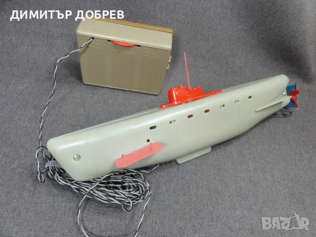 СТАРА РЕТРО СОЦ ЕЛЕКТРОМЕХАНИЧНА ИГРАЧКА ПОДВОДНИЦА, снимка 9 - Колекции - 54602041