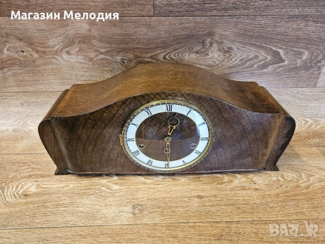 Немски механичен каминен часовник Anker (След Пълна Профилактика) + Ключ, снимка 3 - Други - 54759351